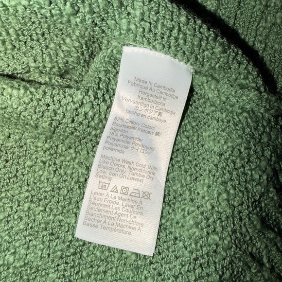 J.Crew | Green Textured Knit Sweater Vest | Size Medium - Picture 4 of 6